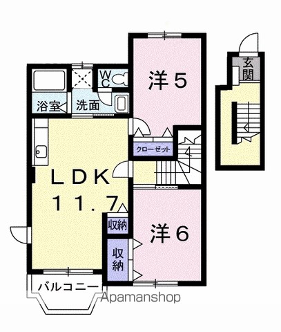 ソレイユ・ルヴァンＡ 間取り
