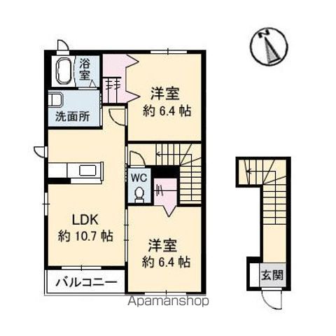 クラヴィエ沖洲　Ⅰ番館 間取り