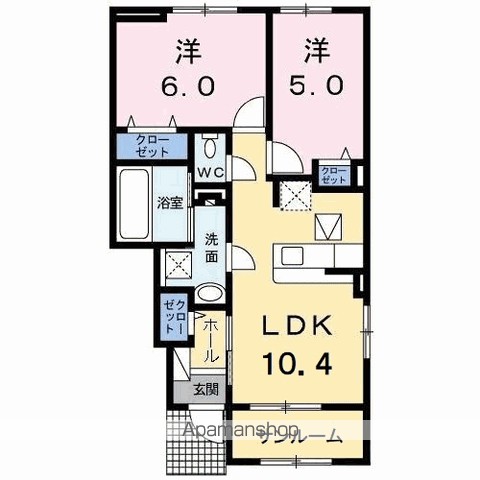 ボヌールメゾンＢ 間取り