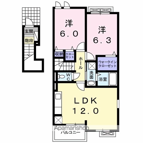 リオン　ドゥ　エスポワール　Ａ 間取り