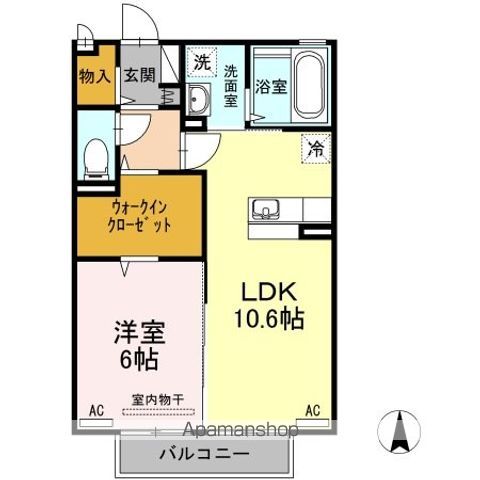フィオーレ沖浜Ⅱ 間取り