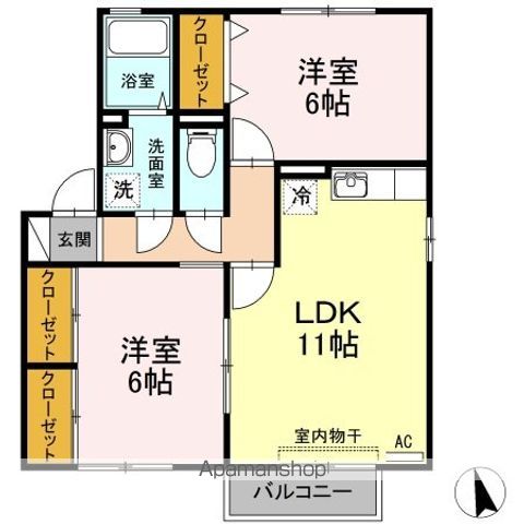 プラザ・ルミエール弐番館　Ｅ棟 間取り