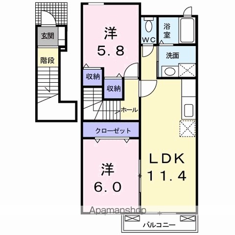 ジュネス　Ａ 間取り