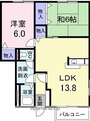 サンシェール　Ｂ 間取り