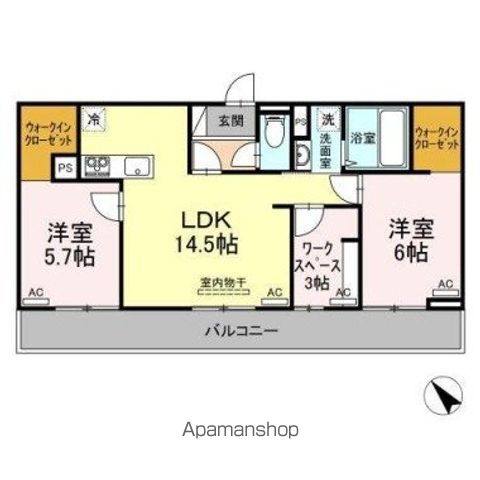 ラ・トゥール山城西　Ｃ棟 間取り