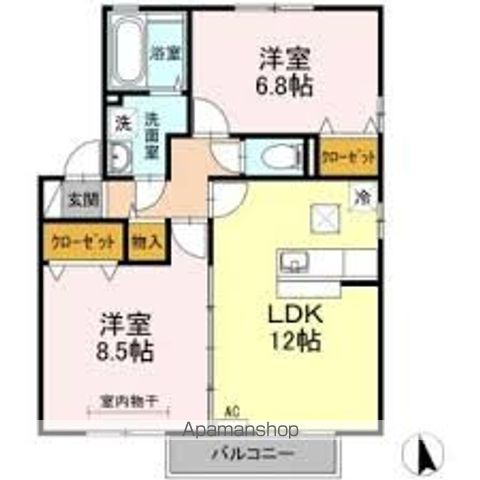 ファミール南昭和 間取り