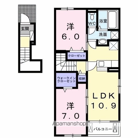 メゾン・ド・ＡＴＵ　Ｂ 間取り