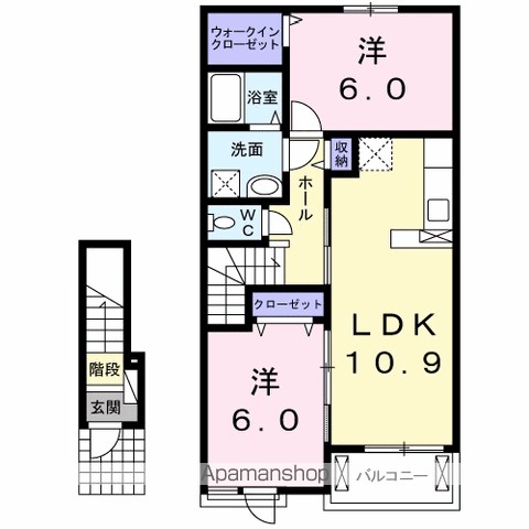サン・メゾン　Ｄ 間取り