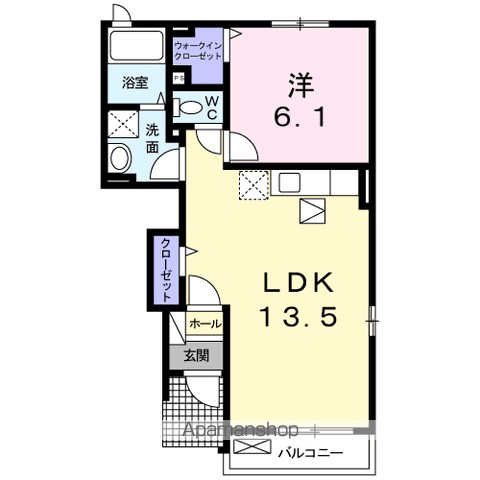 サンライズ　Ａ 間取り