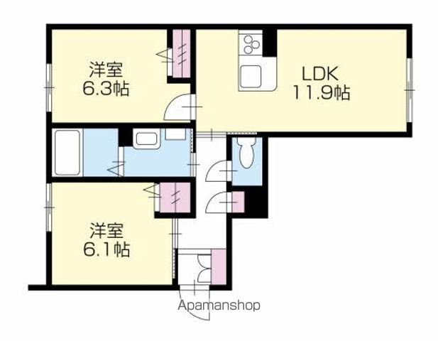 グランドベレオ田宮 間取り