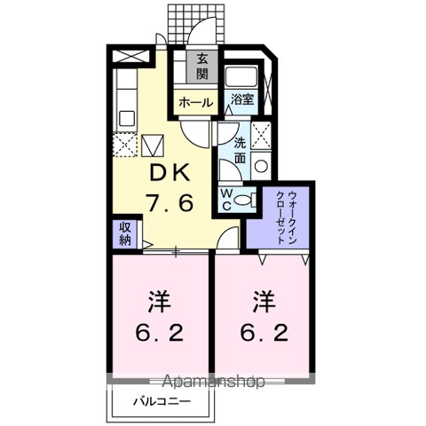 フォンテーヌＡ 間取り