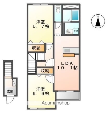 ペットピア春日 間取り