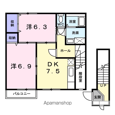 ビレッジあいＡ 間取り