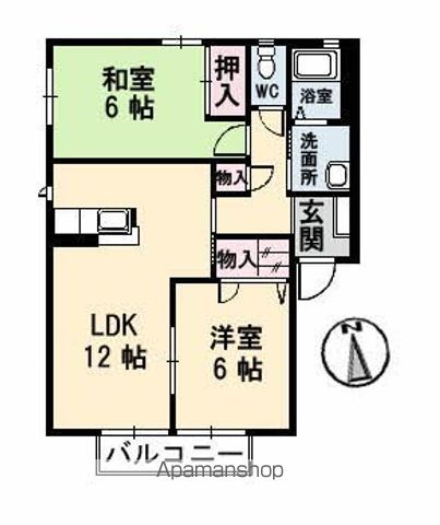 コンフォート　Ｂ棟 間取り