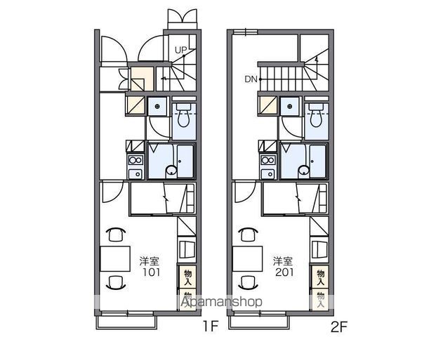 レオパレスＷＥＳＴＧＡＴＴＥＲ 間取り