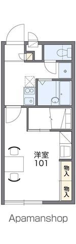 レオパレスタウンコート南矢三 間取り