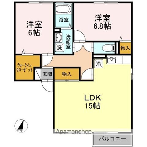 アムール２１　Ｂ棟 間取り