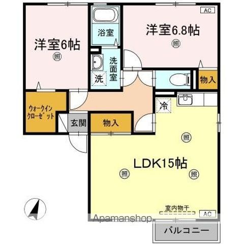 アムール２１　Ｂ棟 間取り