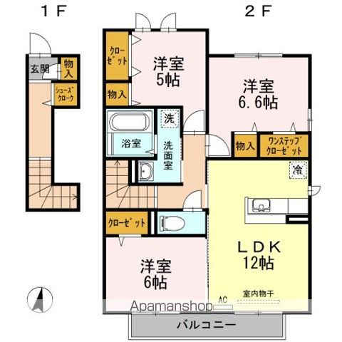 モンプリミエ　ルラシオン　ＩＩ 間取り