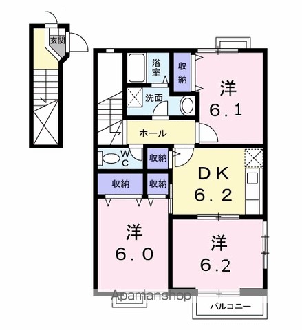 アルバ　Ａ 間取り