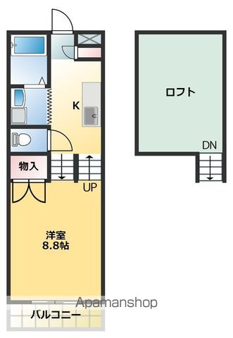 ピース・スクエア住吉Ａ棟 間取り