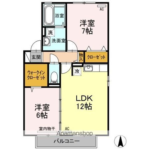 プラザ・シャルム　Ｂ棟 間取り