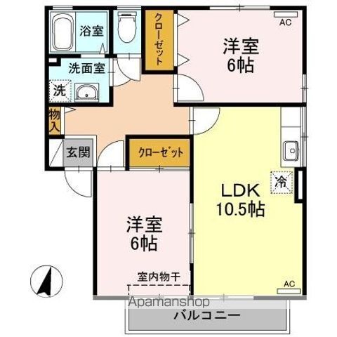ヴェールメゾン　Ａ棟 間取り