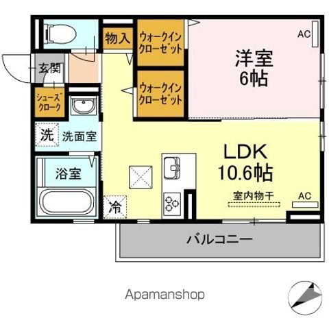 フィオーレ南二軒屋 間取り