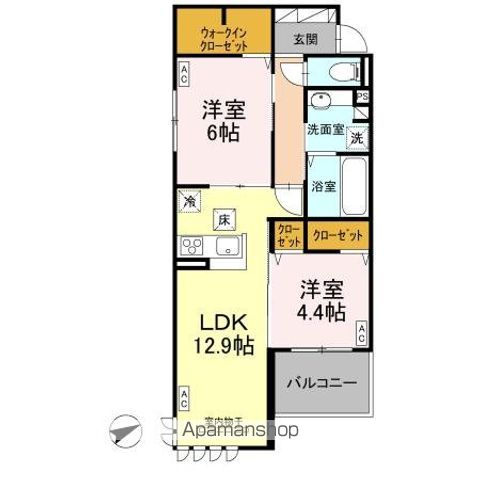ドゥ・アムール 間取り