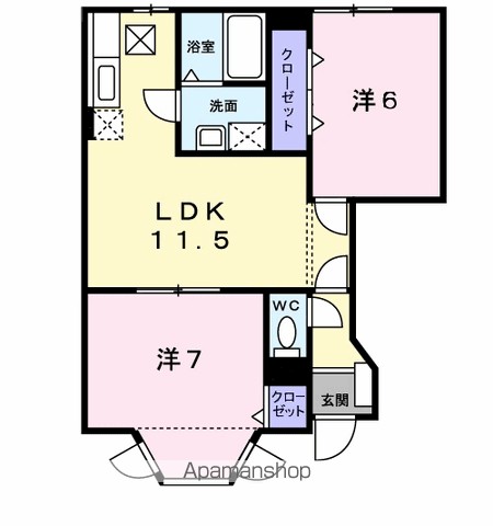グレイスランド鳴門Ｂ 間取り