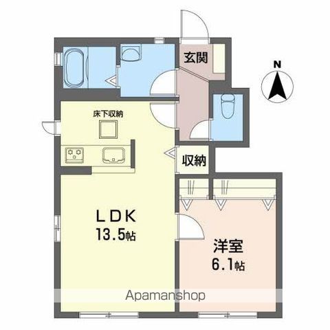 ハイネス国府　Ｂ棟 間取り