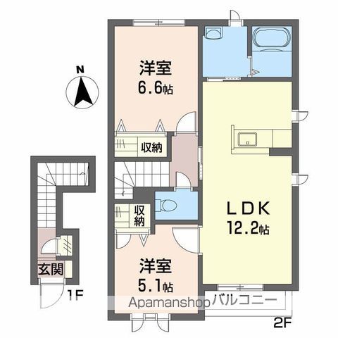 ヴィラ　エスペランス　Ⅲ 間取り