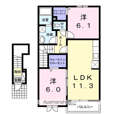 アルフォート藍住 間取り