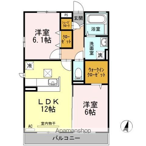 サンシャイン見白　Ｂ棟 間取り
