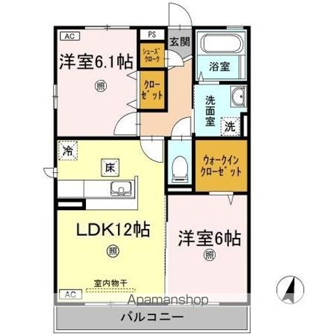 サンシャイン見白　Ｂ棟 間取り