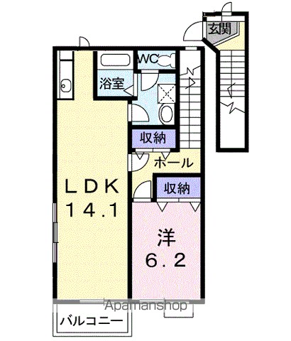 フォンテーヌＡ 間取り