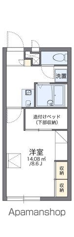 レオパレスしゃんぶる徳島 間取り