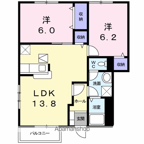 サンシェールＢ 間取り