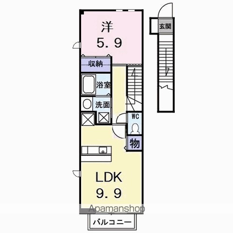 フラン　ブリッサ　Ａ 間取り