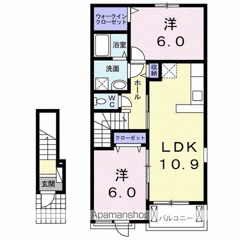 ラリュール　Ⅰ 間取り
