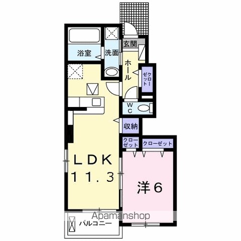 ハイソラーレ　Ⅱ 間取り