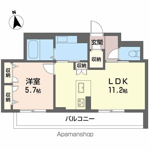 ＦＯＲＥＮＡＢＲＵＮ徳島 間取り