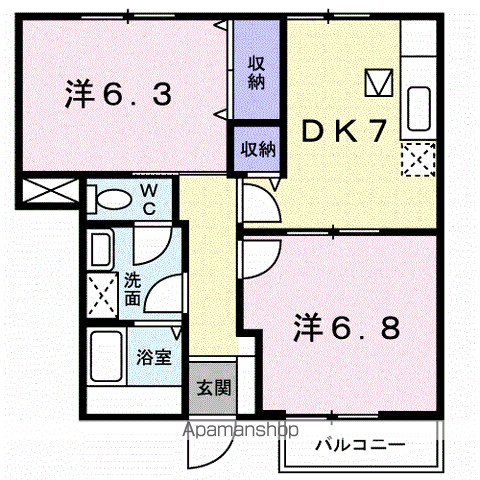 ビレッジあいＡ 間取り