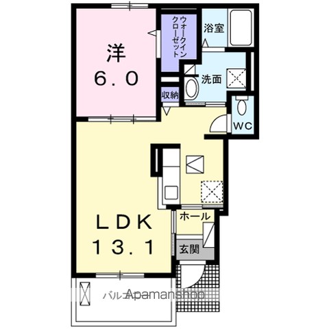 ラグジュアリー　Ⅰ 間取り
