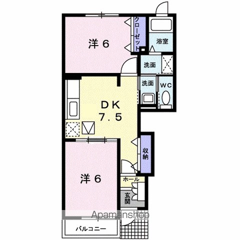 アルドーレ　Ａ 間取り