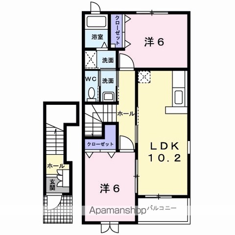 アルドーレ　Ａ 間取り