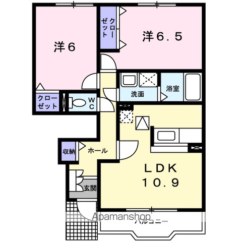アルドーレ　Ｂ 間取り