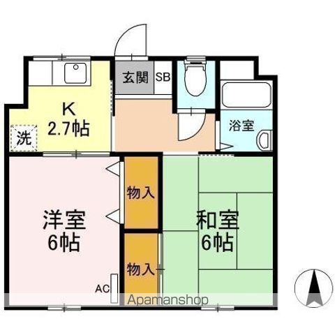 新浜マンション 間取り