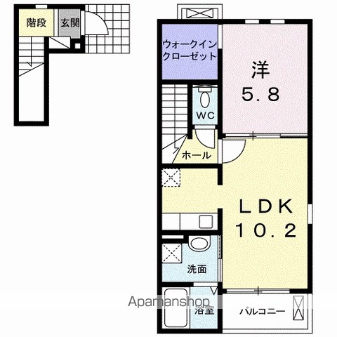 ボヌール　Ａ 間取り