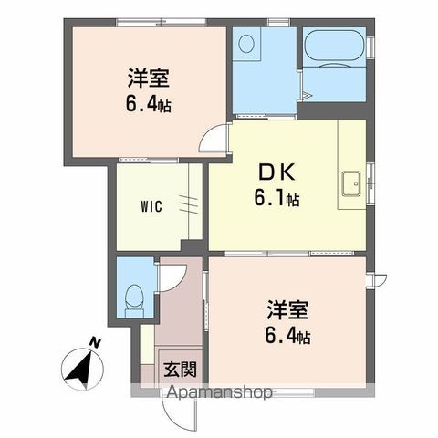 ヴィラ　エスペランス　Ⅱ 間取り